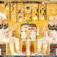 Deified kings of Upper & Lower Egypt at offering table